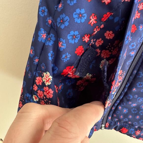 Reversible Vest Floral Buffalo David Bitton 7 8 Girls Blue Floral Sherpa Fleece - Picture 8 of 10